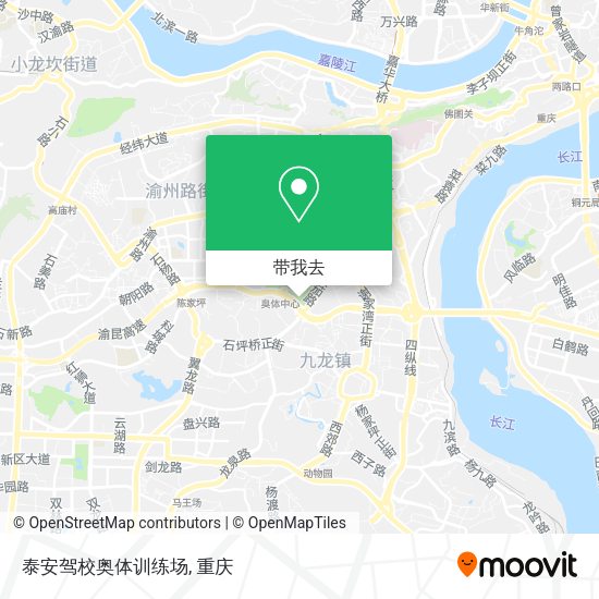 泰安驾校奥体训练场地图