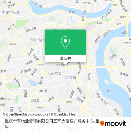 重庆华宇物业管理有限公司五环大厦客户服务中心地图