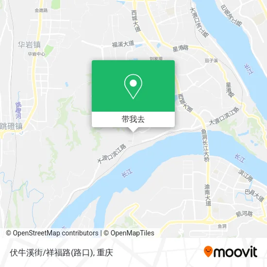 伏牛溪街/祥福路(路口)地图