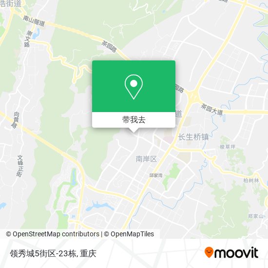 领秀城5街区-23栋地图