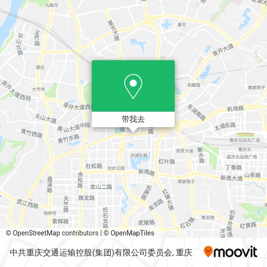 中共重庆交通运输控股(集团)有限公司委员会地图