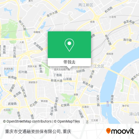 重庆市交通融资担保有限公司地图
