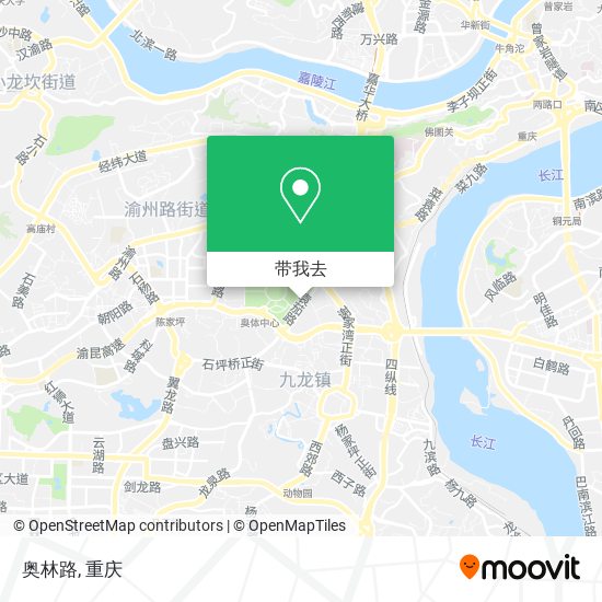 奥林路地图