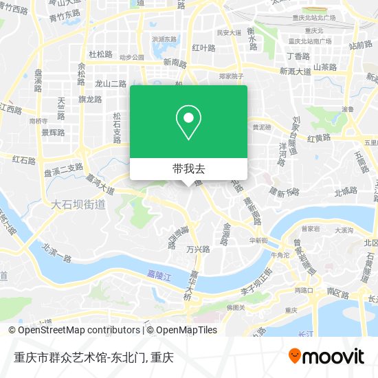 重庆市群众艺术馆-东北门地图