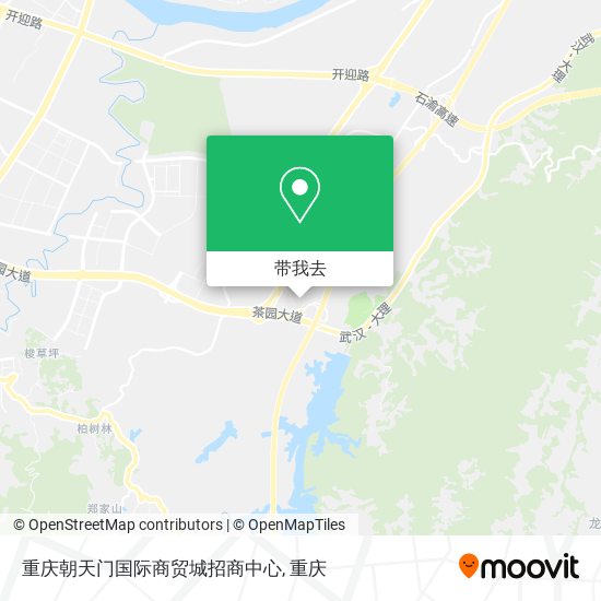 重庆朝天门国际商贸城招商中心地图