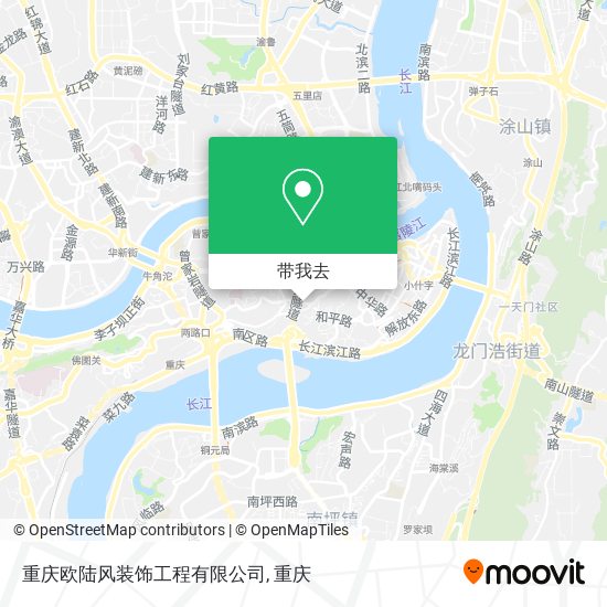 重庆欧陆风装饰工程有限公司地图