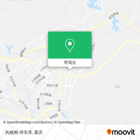 风栖阁-停车库地图