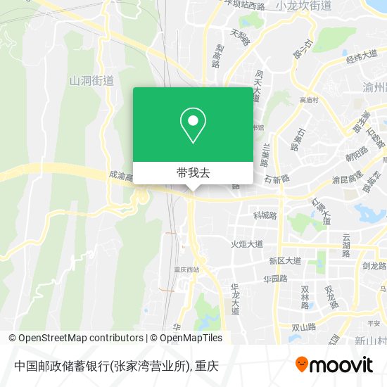 中国邮政储蓄银行(张家湾营业所)地图