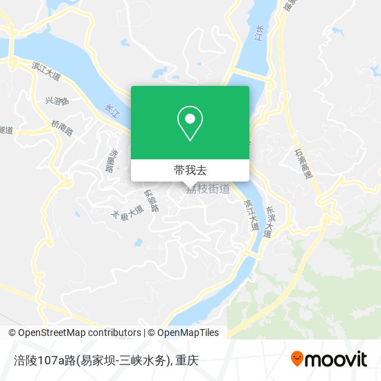 涪陵107a路(易家坝-三峡水务)地图