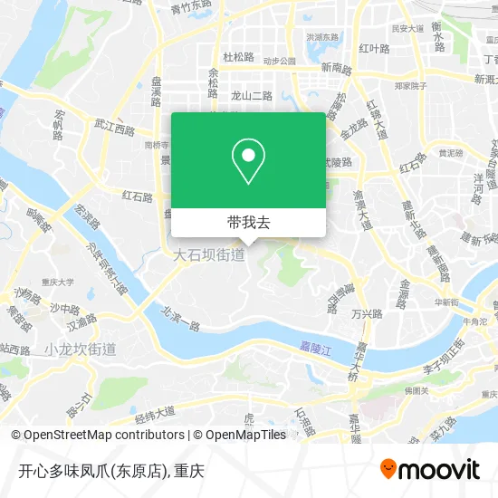开心多味凤爪(东原店)地图