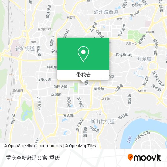 重庆全新舒适公寓地图