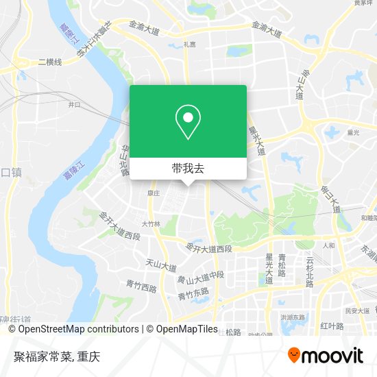 聚福家常菜地图