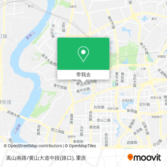 嵩山南路/黄山大道中段(路口)地图