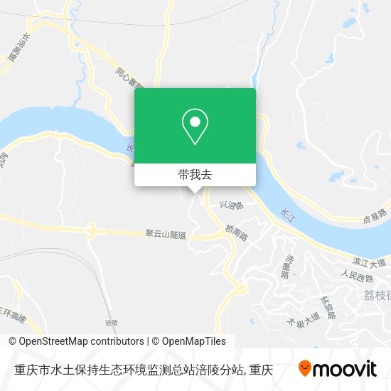 重庆市水土保持生态环境监测总站涪陵分站地图
