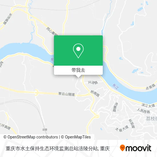 重庆市水土保持生态环境监测总站涪陵分站地图
