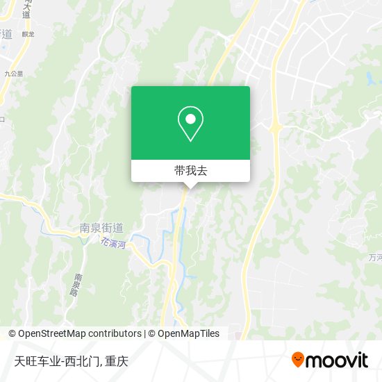 天旺车业-西北门地图