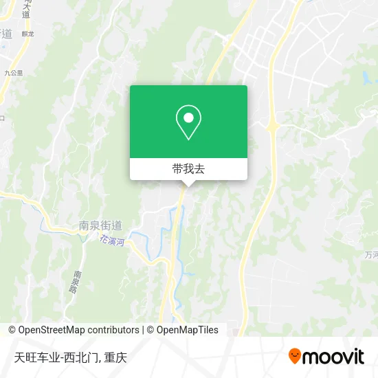 天旺车业-西北门地图