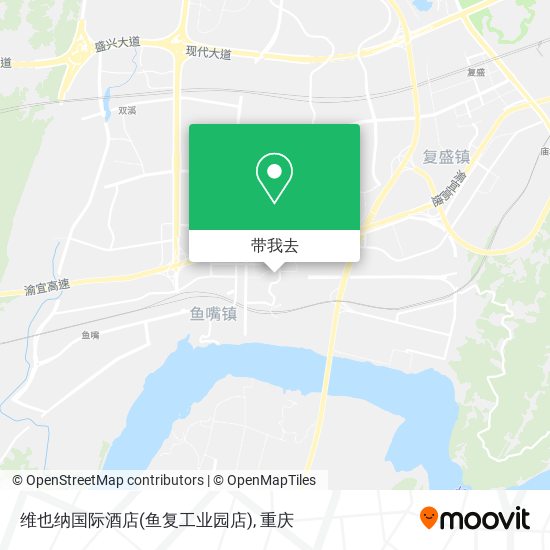 维也纳国际酒店(鱼复工业园店)地图