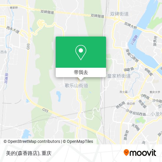 美的(森香路店)地图