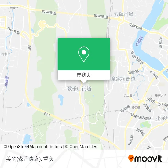 美的(森香路店)地图