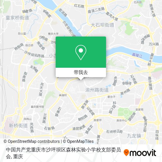 中国共产党重庆市沙坪坝区森林实验小学校支部委员会地图