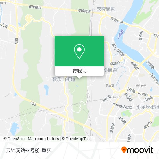 云锦宾馆-7号楼地图