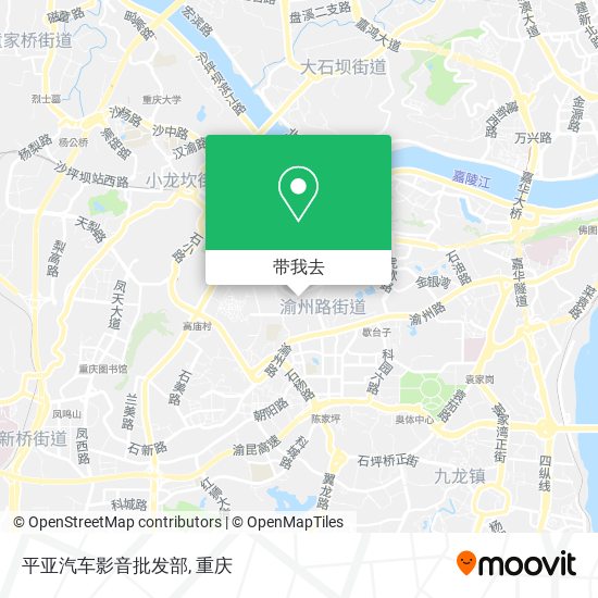 平亚汽车影音批发部地图
