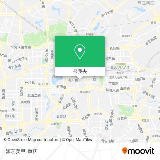 源艺美甲地图
