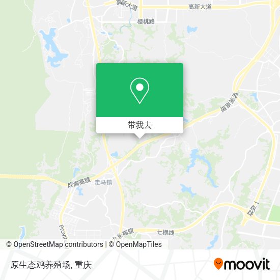 原生态鸡养殖场地图