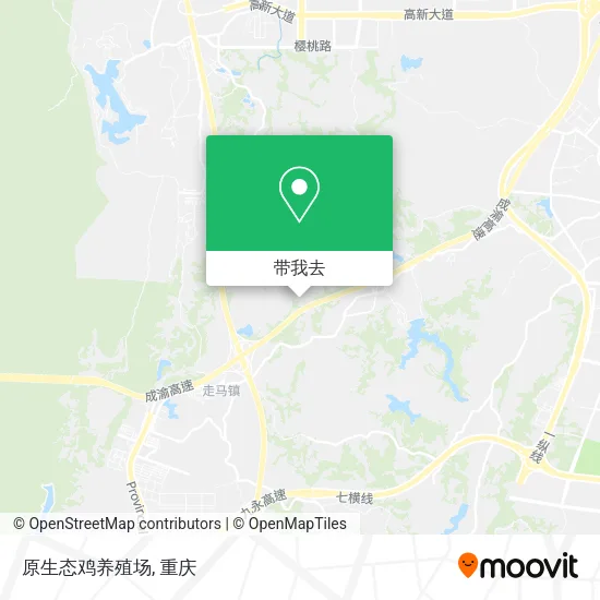 原生态鸡养殖场地图