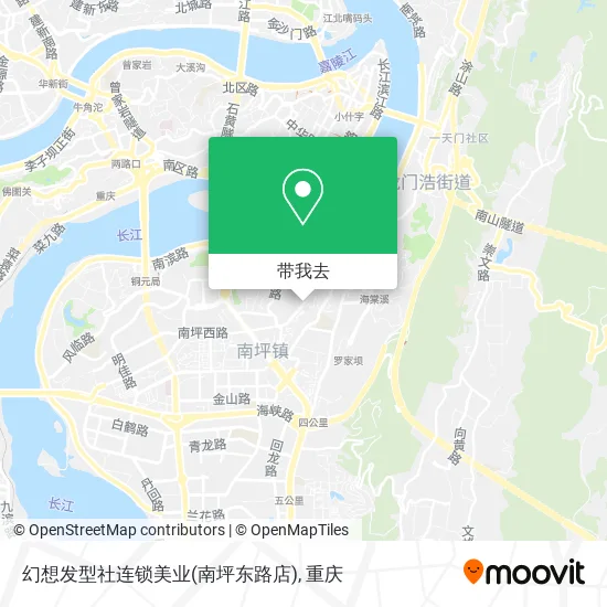 幻想发型社连锁美业(南坪东路店)地图