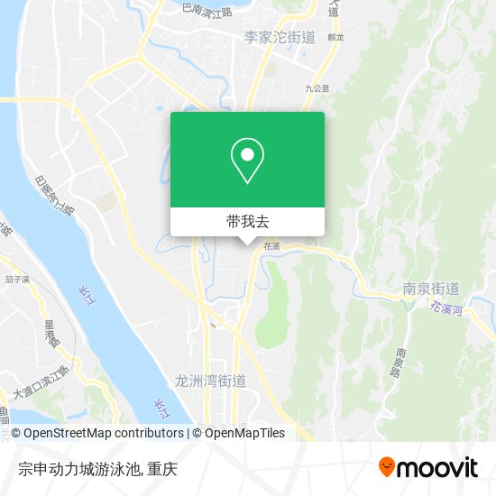 宗申动力城游泳池地图
