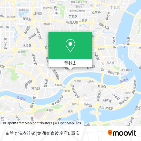 布兰奇洗衣连锁(龙湖春森彼岸店)地图