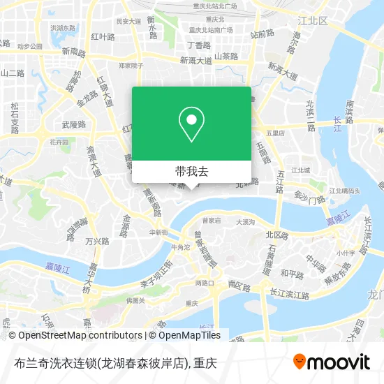 布兰奇洗衣连锁(龙湖春森彼岸店)地图
