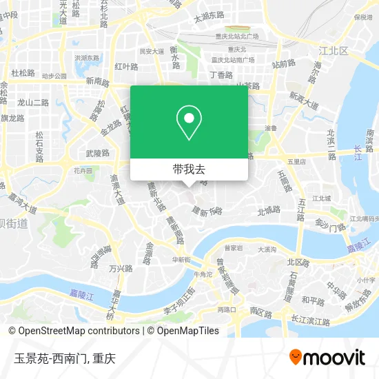 玉景苑-西南门地图