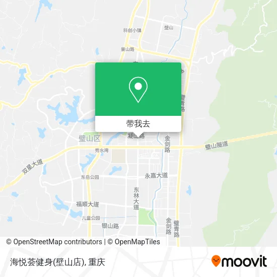海悦荟健身(壁山店)地图