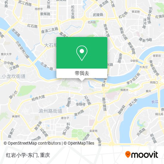 红岩小学-东门地图