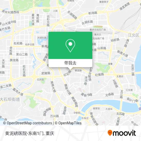 黄泥磅医院-东南1门地图