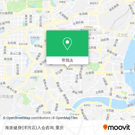 海派健身(洋河店)入会咨询地图