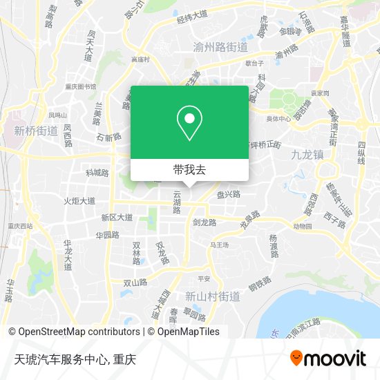天琥汽车服务中心地图