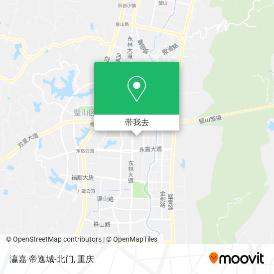 瀛嘉·帝逸城-北门地图