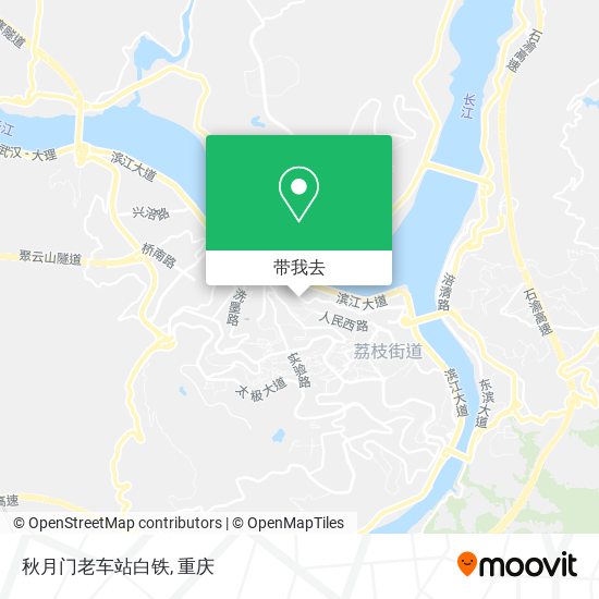 秋月门老车站白铁地图