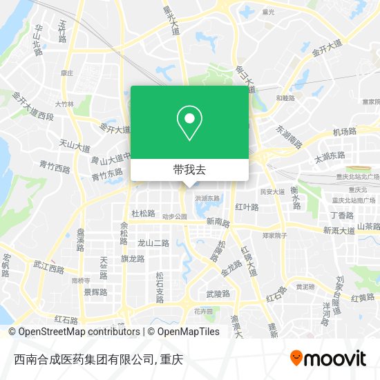 西南合成医药集团有限公司地图