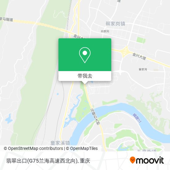 翡翠出口(G75兰海高速西北向)地图