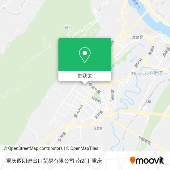 重庆西朗进出口贸易有限公司-南2门地图