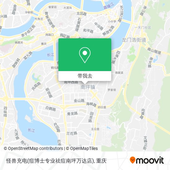 怪兽充电(痘博士专业祛痘南坪万达店)地图