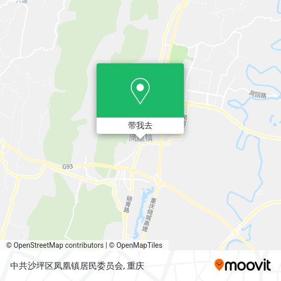 中共沙坪区凤凰镇居民委员会地图