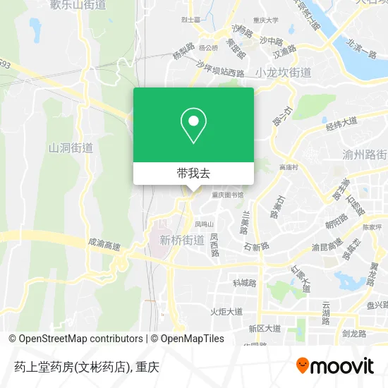 药上堂药房(文彬药店)地图
