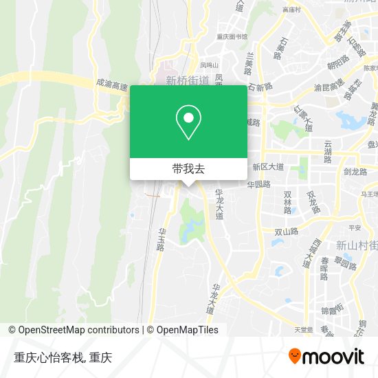 重庆心怡客栈地图