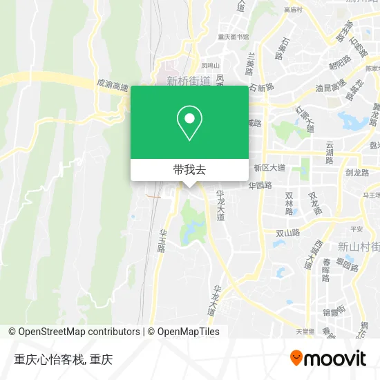 重庆心怡客栈地图